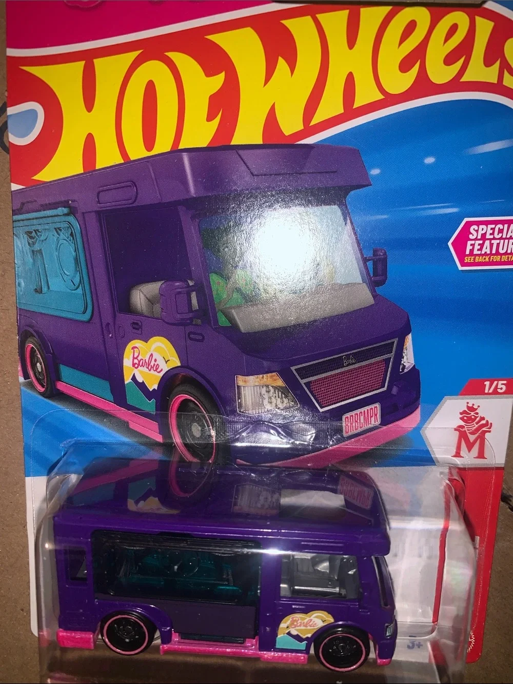 🆕- Mattel Hot Wheels Barbie Dream Camper 21/259